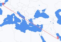 Flights from Hofuf, Saudi Arabia to Caen, France