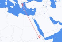 出发地 埃塞俄比亚出发地 拉利貝拉目的地 希腊雅典的航班