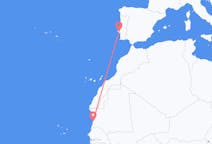 Vluchten van Nouakchott naar Lissabon