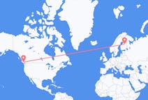 Flights from Comox to Kajaani