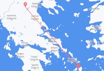 Flights from Naxos, Greece to Kozani, Greece