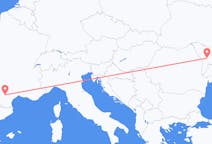 Fly fra Chișinău til Castres