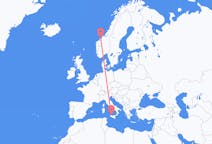 Flights from Kristiansund, Norway to Palermo, Italy