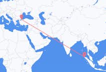 Flyg från Banda Aceh, Indonesien till Istanbul, Turkiet