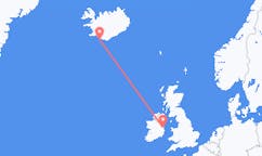 Vols depuis la ville de Vestmannaeyjar vers la ville de Dublin