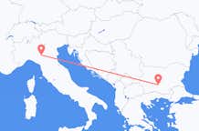 Fly fra Parma til Plovdiv