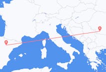 出发地 西班牙萨拉戈萨目的地 罗马尼亚克拉約瓦的航班