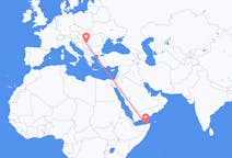 Flyg från Bosaso, Somalia till Belgrad, Serbien