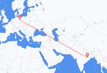 Flyg från Jhārsuguda, Indien till Berlin, Maryland, Tyskland