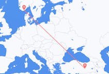 Flights from Kristiansand to Elazığ
