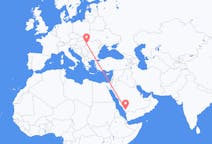 Flyrejser fra Abha, Saudi-Arabien til Oradea, Rumænien