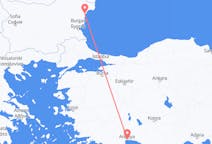 Flights from Antalya in Turkey to Varna in Bulgaria