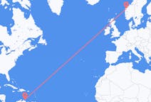Flights from Willemstad to Volda