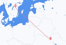 Vluchten van Kiev naar Linköping