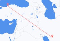 Flyreiser fra Shiraz, Iran til Zonguldak, Tyrkia