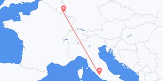 Flyg från Luxemburg till Italien