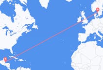 Flyreiser fra Dangriga, Belize til Göteborg, Sverige