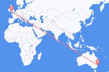 从悉尼飞往加迪夫的航班