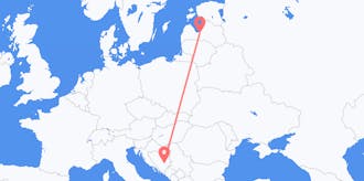 Flights from Latvia to Bosnia &amp; Herzegovina