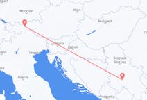 Flyrejser fra Kraljevo, Serbien til Innsbruck, Østrig