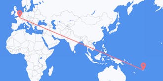 Flights from Fiji to France