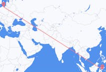Flyrejser fra Luwuk, Indonesien til Gdańsk, Polen