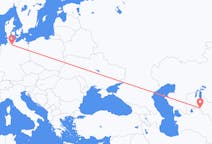 Flyrejser fra Nukus til Hamborg