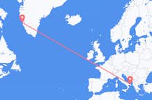 Flyrejser fra Brindisi til Nuuk