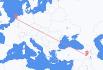 Flyrejser fra Amsterdam, Holland til Van, Tyrkiet