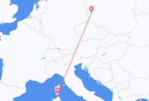 Flights from Figari, France to Zielona Góra, Poland