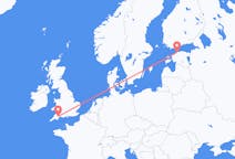 Flyg från Exeter till Tallinn