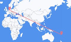 Flyrejser fra Kadavu Island, Fiji til Paderborn, Tyskland