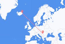 出发地 冰岛出发地 埃伊尔斯塔济目的地 罗马尼亚蒂米什瓦拉的航班