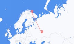 Fly fra Murmansk til Uljanovsk