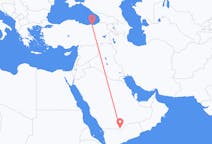 Flights from Sharurah, Saudi Arabia to Trabzon, Turkey