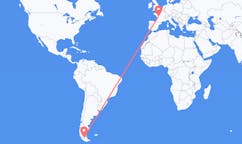 Flyreiser fra Punta Arenas, Chile til Poitiers, Frankrike