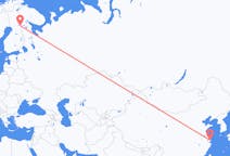 Flights from Shanghai to Kuusamo