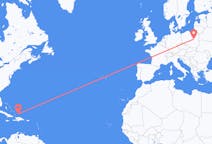 Flights from South Caicos, Turks & Caicos Islands to Warsaw, Poland