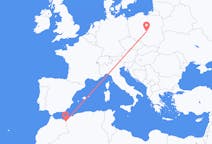 Flights from Oujda, Morocco to Łódź, Poland