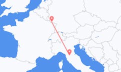 Fly fra Saarbrücken til Firenze