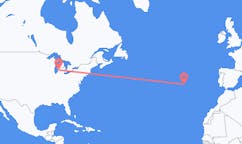Flights from Grand Rapids, the United States to Ponta Delgada, Portugal