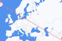 Flyrejser fra Lahore, Pakistan til Akureyri, Island