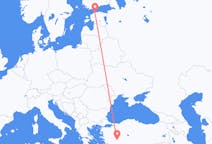 Flights from Tallinn, Estonia to Isparta, Turkey