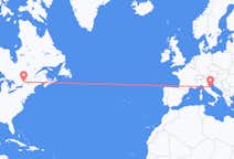 Flyg från Ottawa, Kanada till Ancona, Italien