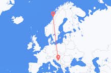 Flights from Sandnessjøen to Banja Luka