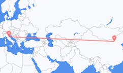 Flyrejser fra Hohhot, Kina til Rimini, Italien