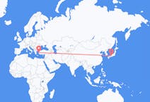 Flyrejser fra Kobe, Japan til Izmir, Tyrkiet