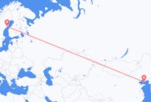 Flyrejser fra Dalian, Kina til Umeå, Sverige