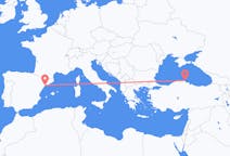 Рейсы из Синопа, Турция в Реус, Испания