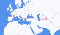 Flights from Qarshi, Uzbekistan to Girona, Spain